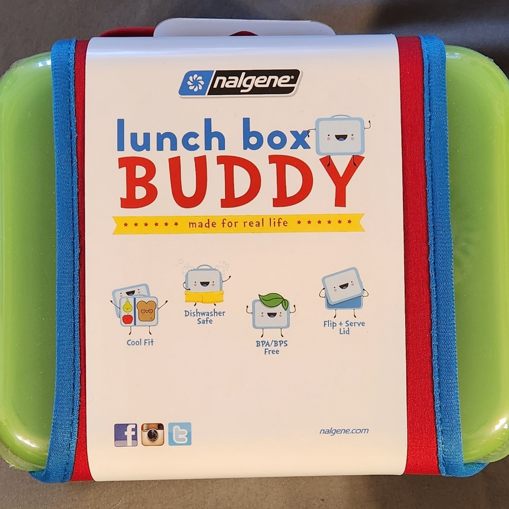 Nalgene Lunch Box Buddy Red, Blue or Green
